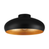 Eglo MOGANO plafondlamp zwart/goud &Oslash; 40 cm
