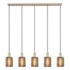 Lucide hanglamp LAMBRES taupe 4-lichts