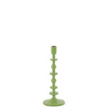 Light &amp; Living kandelaar &Oslash;12x31 cm YAIRA glans licht groen
