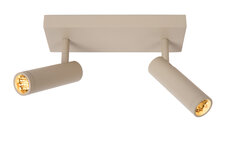 Lucide GRADO plafondspot taupe 2-lichts