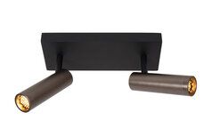 Lucide plafondspot GRADO grijs ijzer 2-lichts