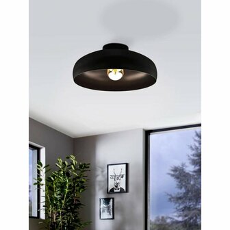 Eglo MOGANO plafondlamp zwart &Oslash; 40 cm