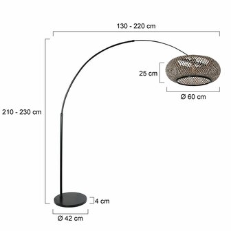 Steinhauer MAZE 7508ZW vloerlamp 