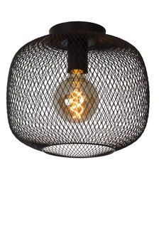 Lucide MESH plafondlamp zwart