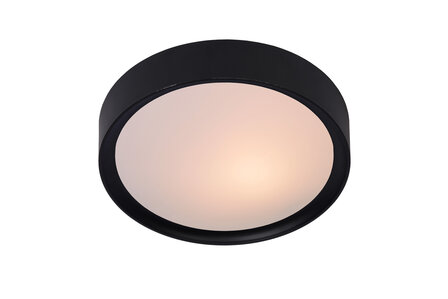 Lucide LEX plafondlamp zwart &Oslash; 25 cm