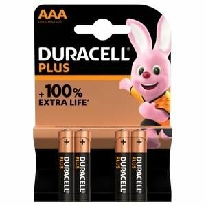 Duracell Plus AAA blister 4