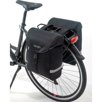 Cameo fietstas dubbel Sports bag black 28L