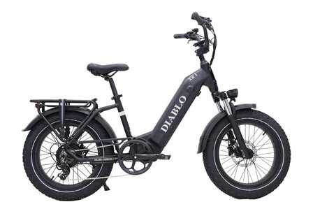 Diablo XR1 elektrische fatbike matt-black