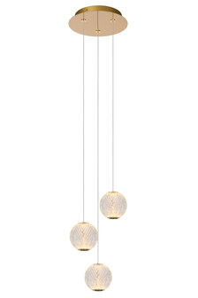 Lucide CINTRA hanglamp 3-lichts rond
