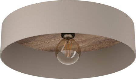 Eglo DUAIA plafondlamp TAUPE