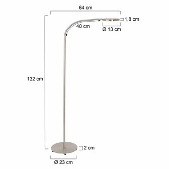 Steinhauer vloerlamp Platu 3351ST