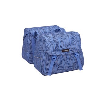 New Looxs fietstas dubbel Joli Alma blue 37L