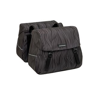 New Looxs fietstas dubbel Joli Alma black 37L