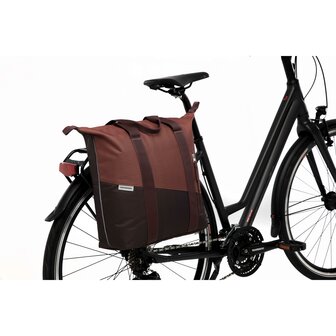 New Looxs fietstas enkel shopper Kota Oslo burgundy/rust