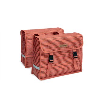 New Looxs fietstas dubbel Fiori fietstas Nomi red 30L
