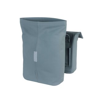 Basil fietstas dubbel City graphite blue 28-32L