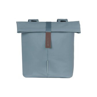 Basil fietstas dubbel City graphite blue 28-32L
