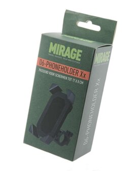 Mirage telefoonhouder Xx uni zwart