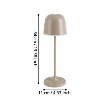 Eglo MANNERA tafellamp zand