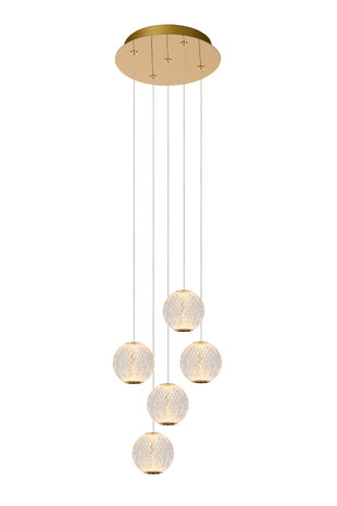 Lucide CINTRA hanglamp 5-lichts rond