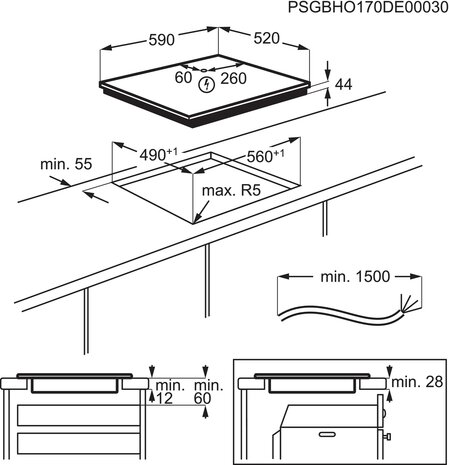 AEG inductiekookplaat ILB64334CB