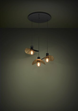 Eglo hanglamp SACEDA rond