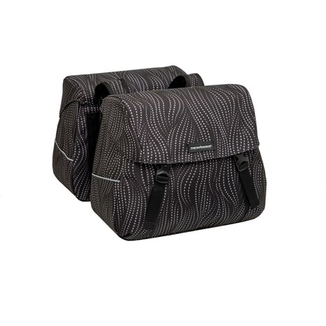 New Looxs fietstas dubbel Joli Alma black 37L