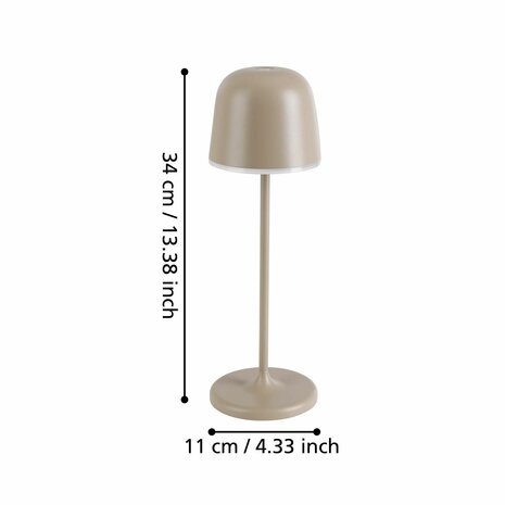 Eglo MANNERA tafellamp zand