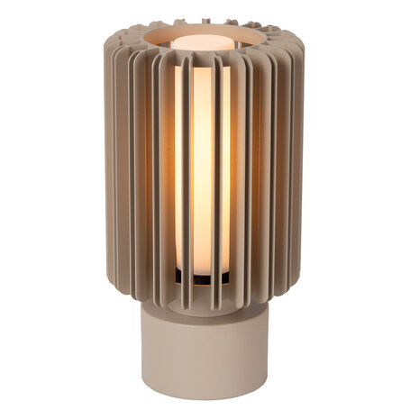 Lucide tafellamp LAMBRES taupe