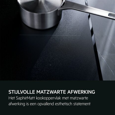 AEG inductiekookplaat TI64IB1BIZ SaphirMatt®