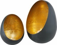 Boltze Home Windlicht Jayana metaal 2-delige set Boltze Home Windlicht Jayana metaal 2-delige set