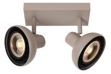 Lucide SENSAS plafondspot 2-lichts beige Lucide SENSAS plafondspot 2-lichts beige
